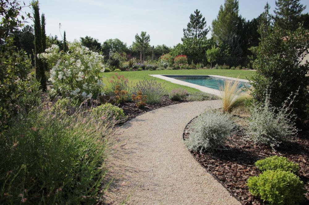 Allée de jardin près de Bourges